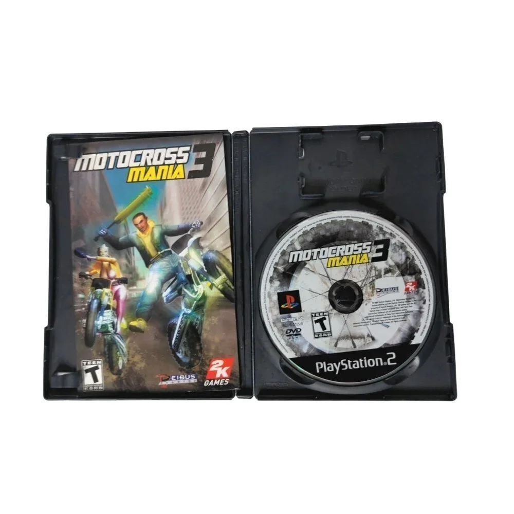Motocross Mania 3 Game Sony PlayStation 2 With Manual
